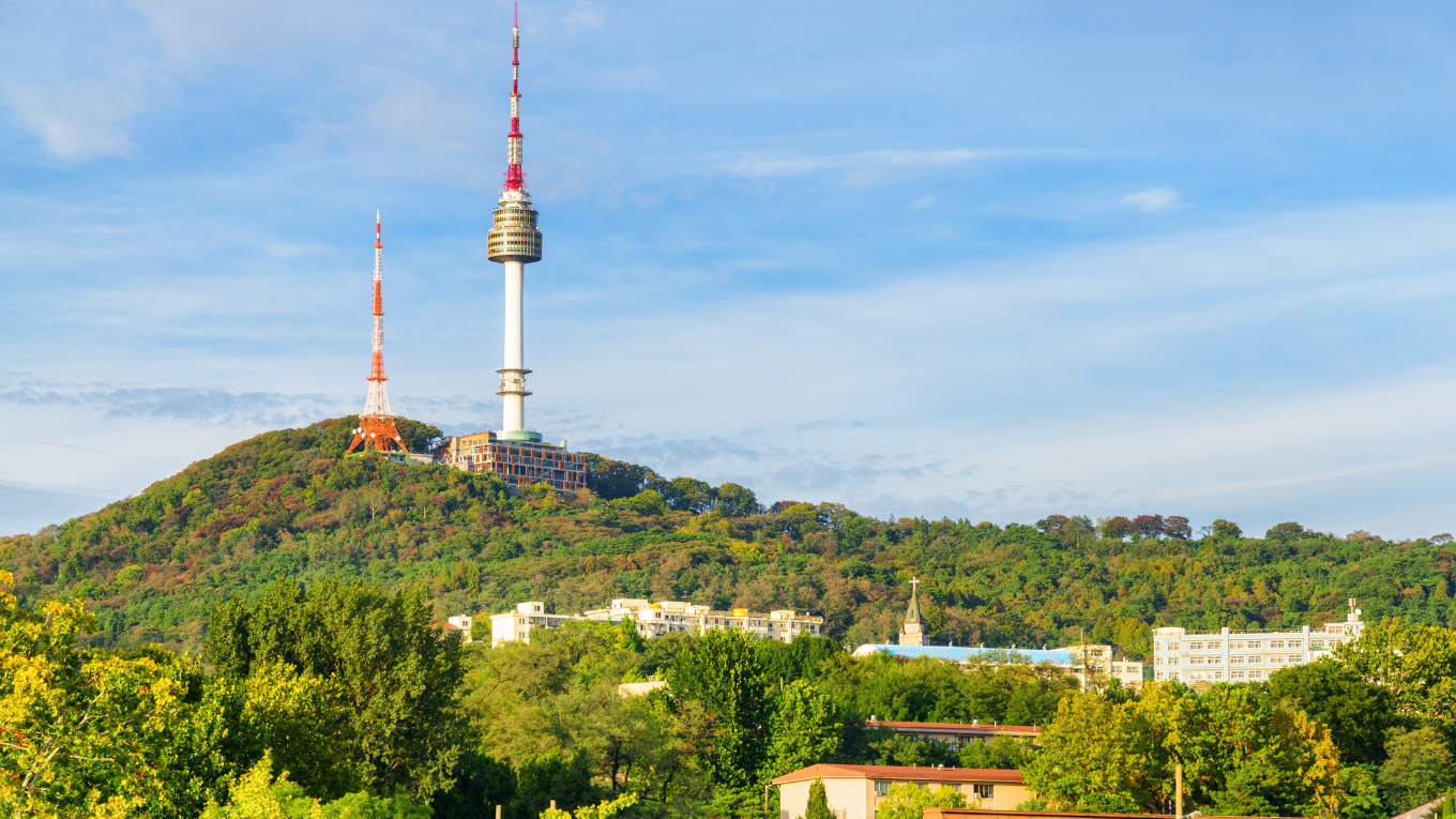 Han Quoc thap Namsan Seoul 2