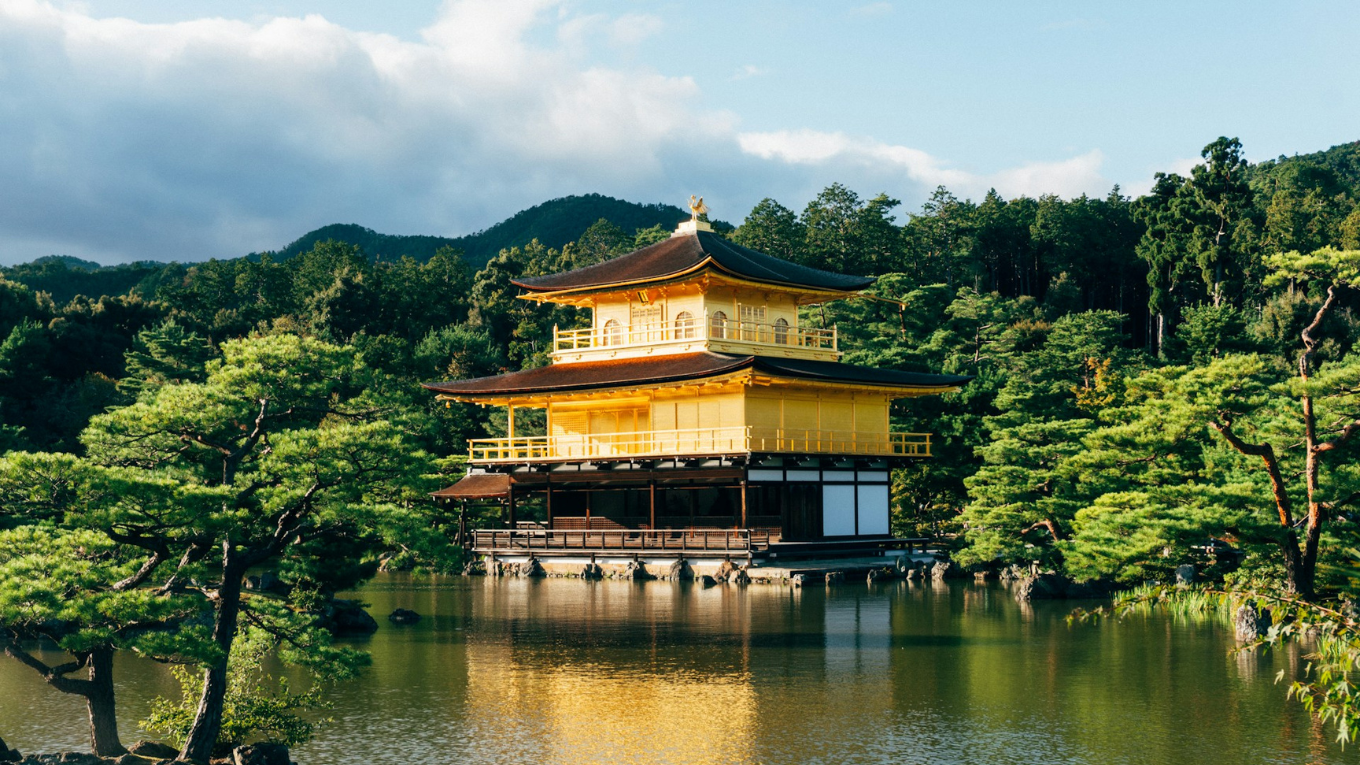 nhat ban chua vang Kinkakuji 2