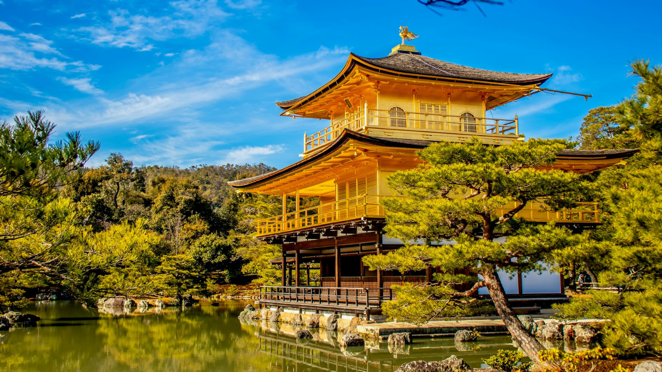 nhat ban chua vang Kinkakuji 3