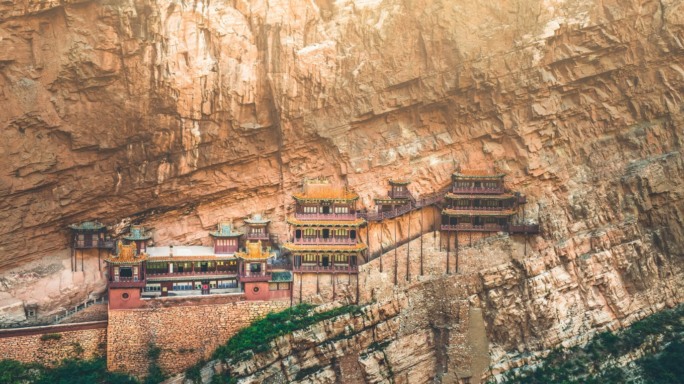 TRUNG QUỐC | SƠN TÂY - NGŨ ĐÀI SƠN - HUYỀN KHÔNG TỰ - HANG ĐÁ VÂN CƯƠNG - THÁP HUYỆN ỨNG - ĐỘNG BĂNG VẠN NIÊN THÀNH CỔ BÌNH DAO - LÀNG TREO NINH VŨ - NHẠN MÔN QUAN | 7N7Đ | NOSHOP