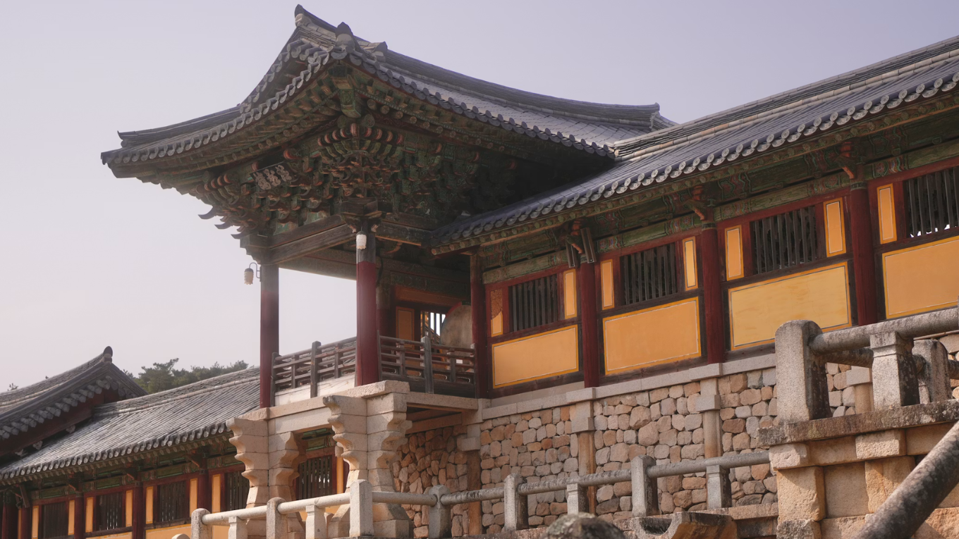 Chua Bulguksa Gyeongju Han Quoc