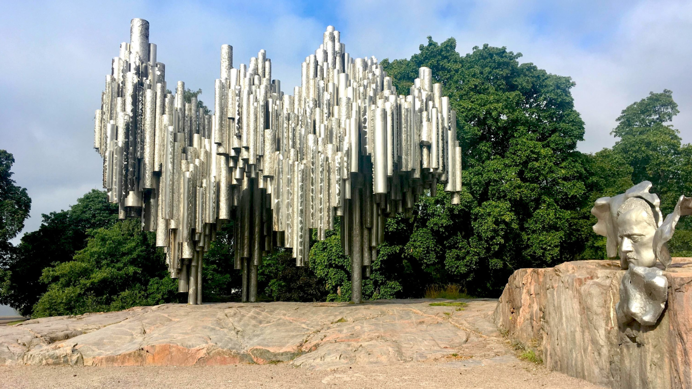 Sibelius Monument Helsinki Phan Lan